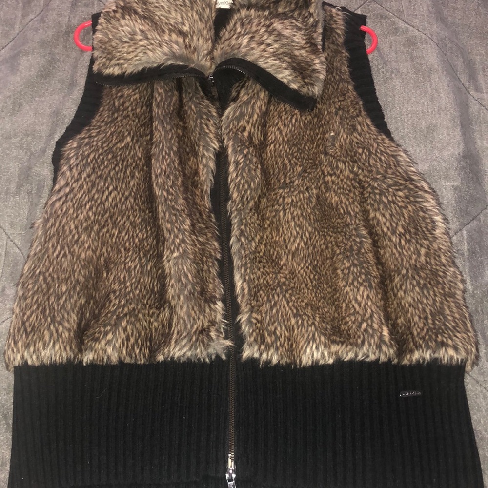Fur Calvin Klein Vest